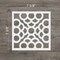 Ekena Millwork Extra Small Harlingen Decorative Fretwork Wall Pnls in Architectural PVC, 7 3/8"W x 7 3/8"H x 3/8"T WALP08X08GLN - alternate 4